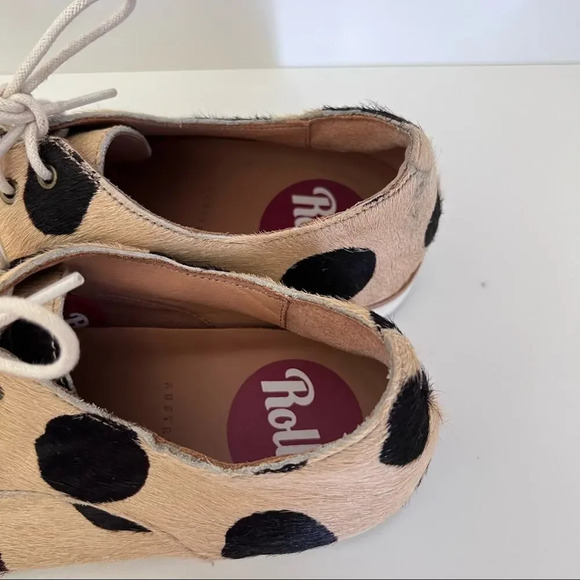 Rollie Nation Calf Hair Polka Dot Oxford - Picture 9 of 14
